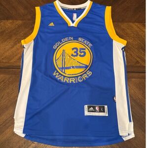 Golden State Warriors Durant #35 Adidas NBA Swingman Jersey - Size L |W1